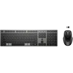 HP 725 (DE, Kabellos), Tastatur, Schwarz