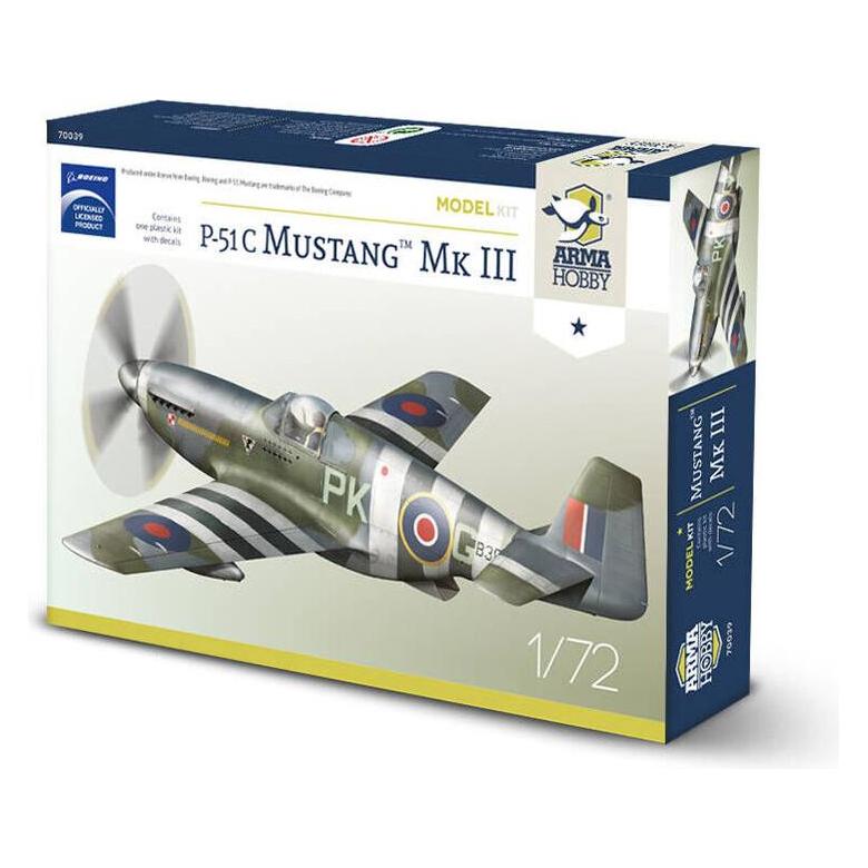 Arma Hobby P-51C Mustang Mk.III Model Kit (70039)
