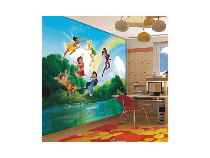 Papier Peint Xxl Intisse La Vallée Du Printemps Disney Fairies 360x270 Cm