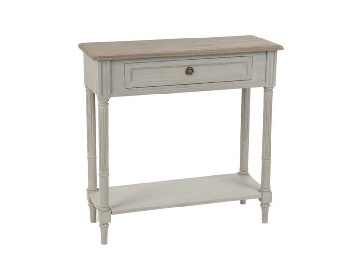 Console en bois 1 tiroir 1 tablette L80
