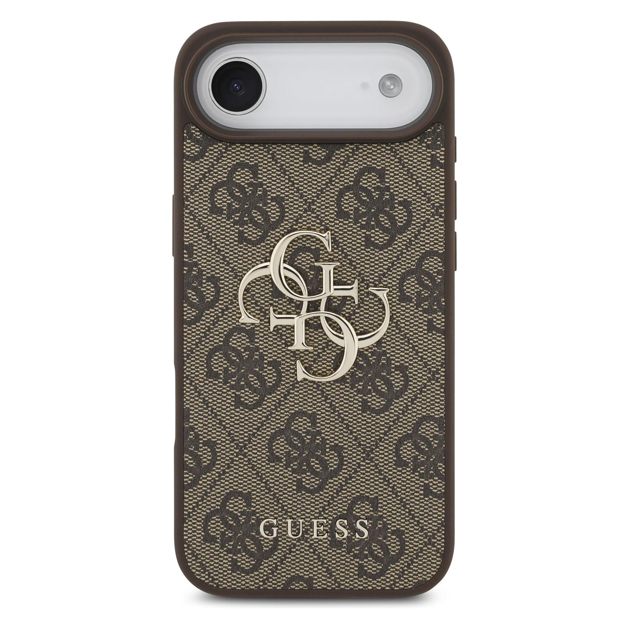 Guess - Hardcase 4G Big Logo (GUHCP17M4GMGBR) - iPhone 17 Air - Brown (Apple iPhone 17) (GUHCP17M4GMGBR)