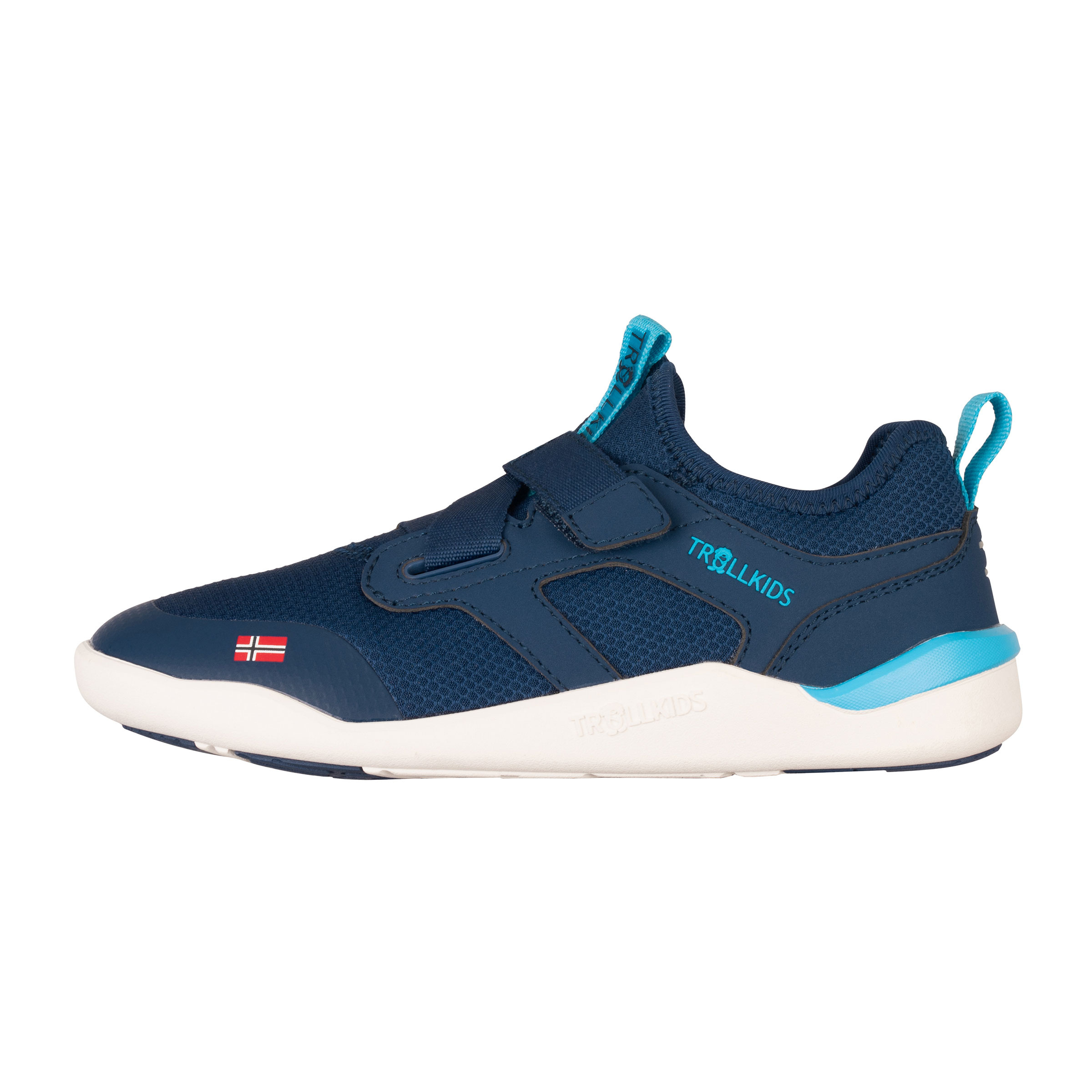 Trollkids Bergen Kinder Barfußschuhe blau Größe 35 Trekking