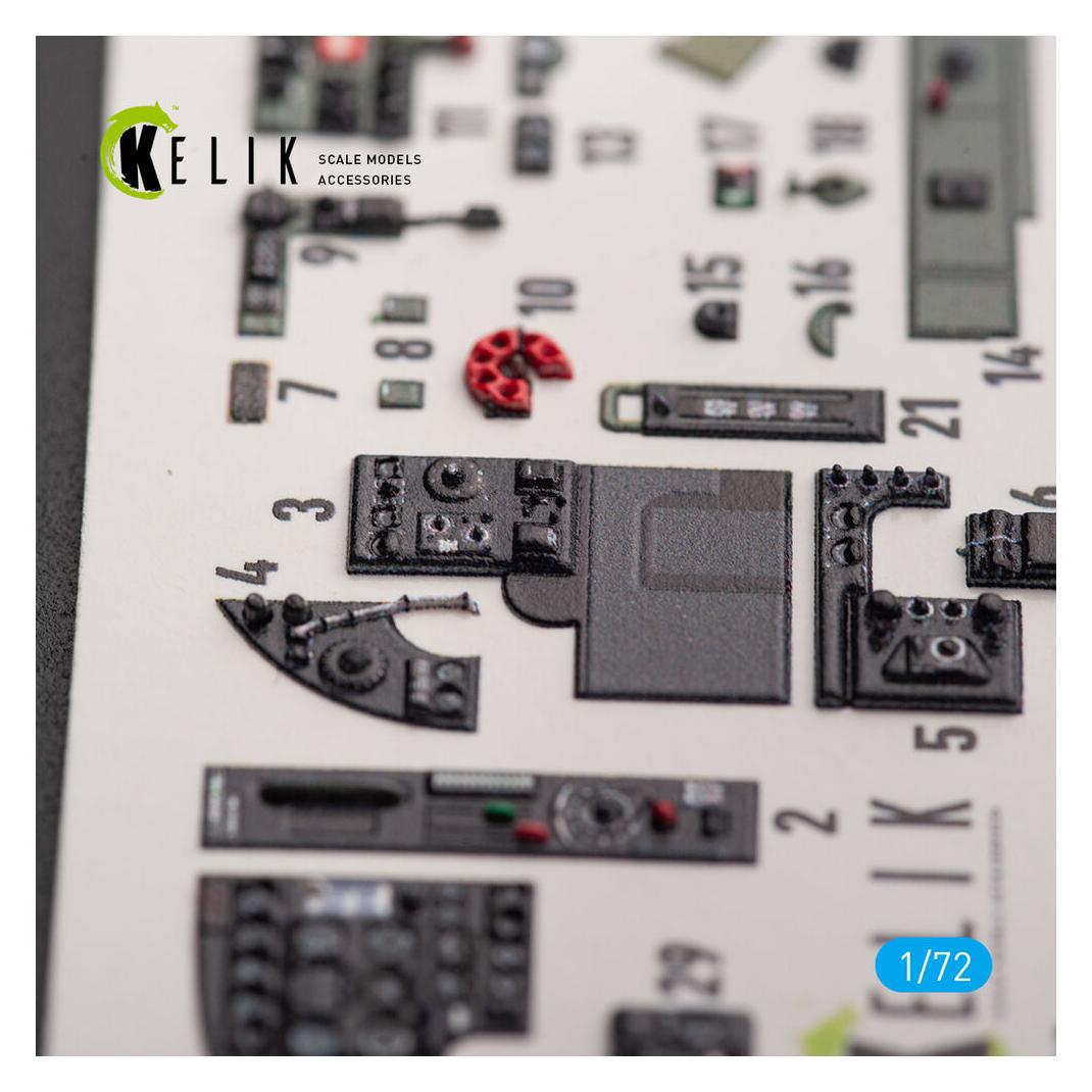 Kelik Bristol Beaufort Mk.1 - interior 3D decals for Airfix kit (K72151)