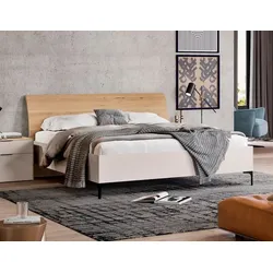Clara Home Bett Lousada 180 x 200 cm Lack Grau