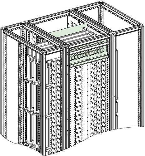 Schneider Electric NSYHPF2B3M85 PanelSeT SFM horizontale Sammelschienenbarriere 3M - Formular 2b - B800xT500mm