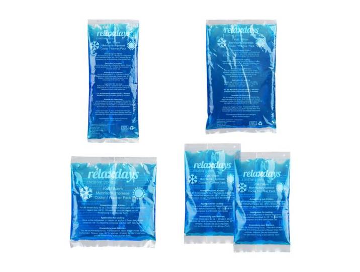 Relaxdays 15x koelpads, 5-pack