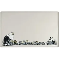 Muurla Matte für Hundenapf oder Katzennapf 40 x 60 cm Mumins grau