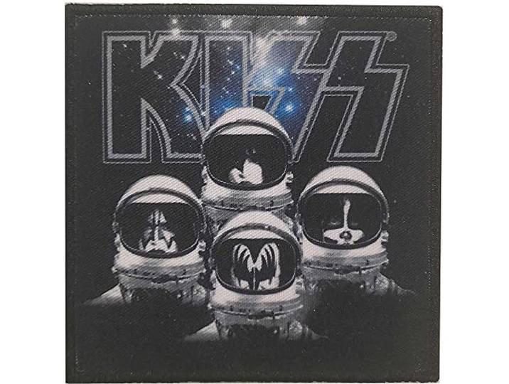 Heren KISS Astronauten Geweven Patch, Meerkleurig, Eén maat