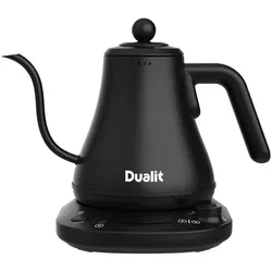 Dualit Café - Wasserkocher - 800 ml - präzise Temperaturregelung, Wasserkocher, Schwarz