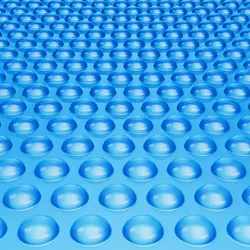 VEVOR Solar-Poolabdeckung, 24 x 12 ft rechteckige Solardecke für Pools, Solarabdeckung für oberirdische Schwimmbecken, 12 mil Solarabdeckungen blau