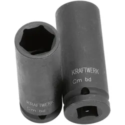 Kraftwerk, Steckschlüssel + Stecknuss, Tiefe Schlagnuss (19 mm)