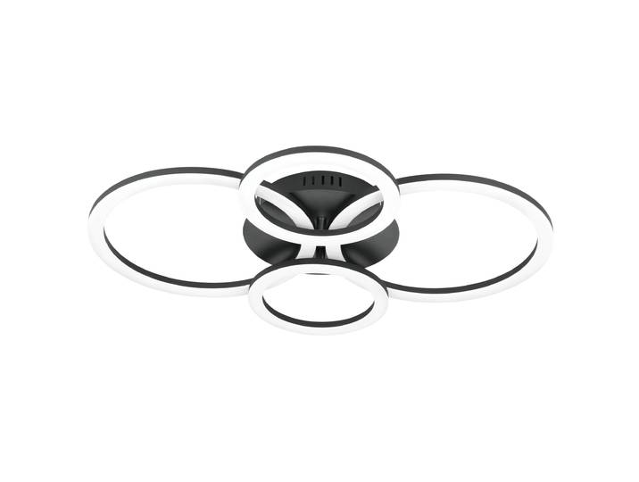 EGLO PARRAPOS-Z, 4 Glühbirne(n), LED, 5800 lm, IP20, Schwarz