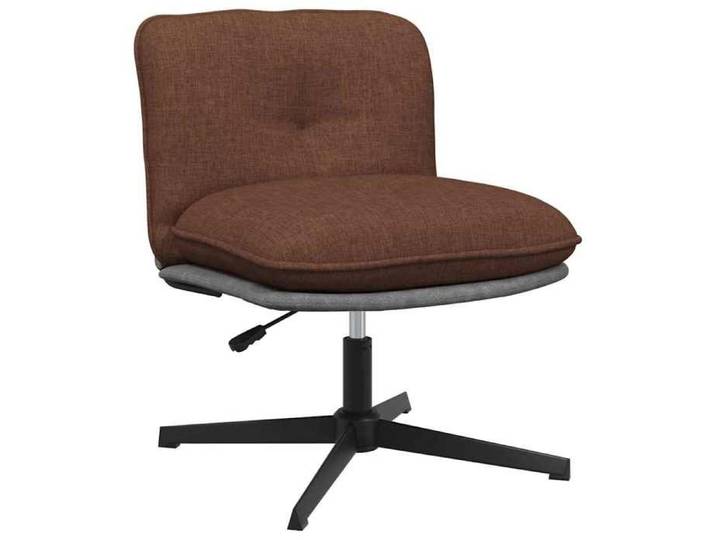 ESTINK® Chaise pivotante de bureau - Pivotant à 360°- Marron Tissu @@919