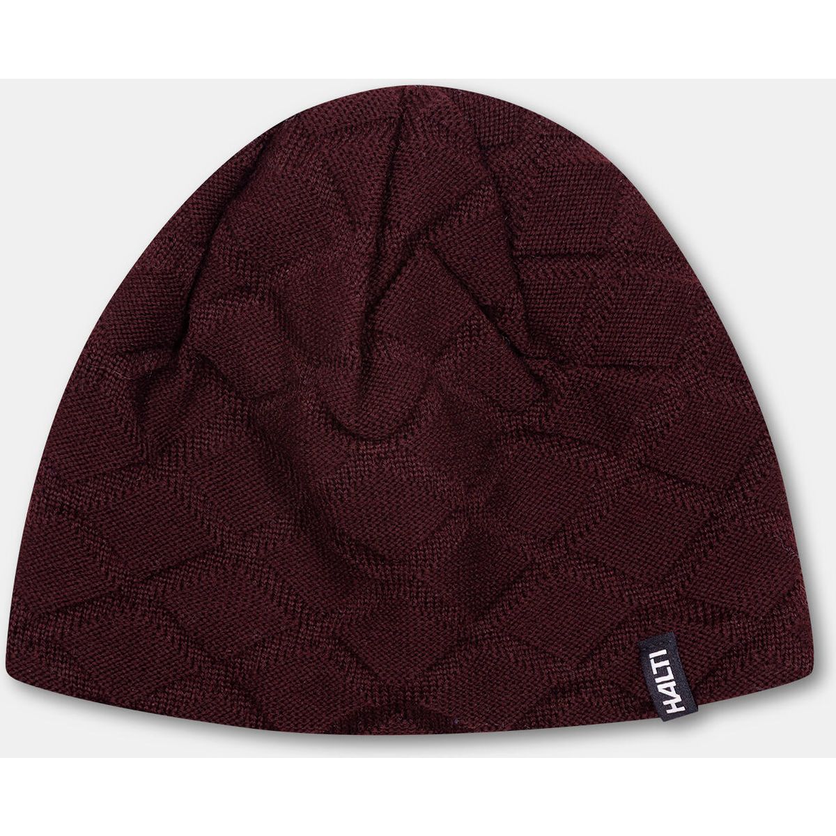 Halti Crostie Merino Beanie fudge maroon red (C68) S 080-1369-C68-S