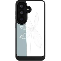 Nivocase Hülle für Samsung Galaxy S26 Handyhülle NIVOcore Case Schwarz Blume Boho Pastell (Samsung Galaxy S26), Smartphone Hülle, Schwarz