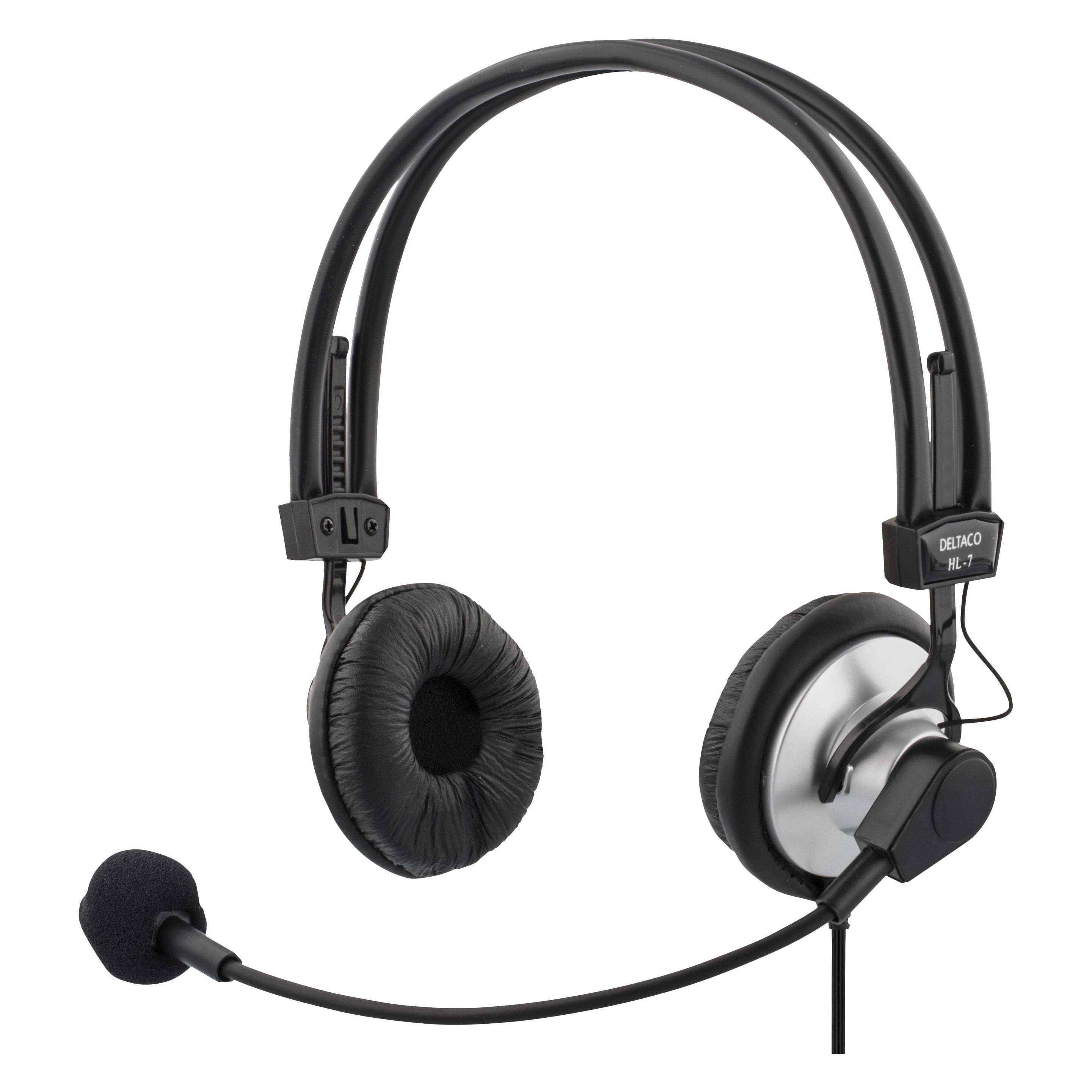 Deltaco HL-7 headphones/headset Wired Calls/Music (Kabelgebunden) (HL-7)