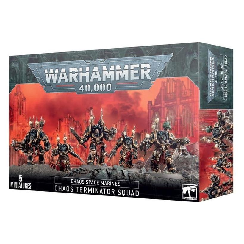 Games Workshop Warhammer 40.000 - Chaos Space Marines Chaos Terminator Sq. (Kunststoff) (99120102171)