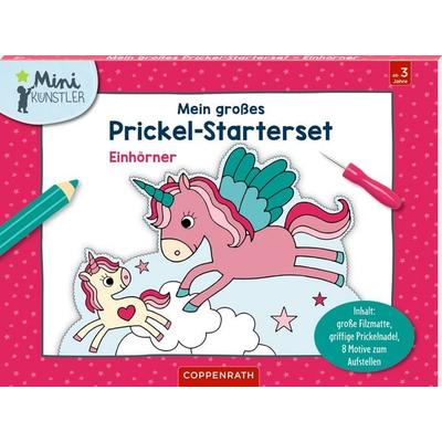 Mein großes Prickel-Starterset: Einhörner