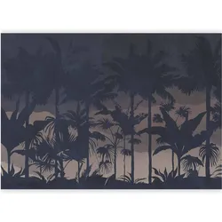 Artgeist, Tapete, Fototapete - Jungle at Night (250 x 175 cm)