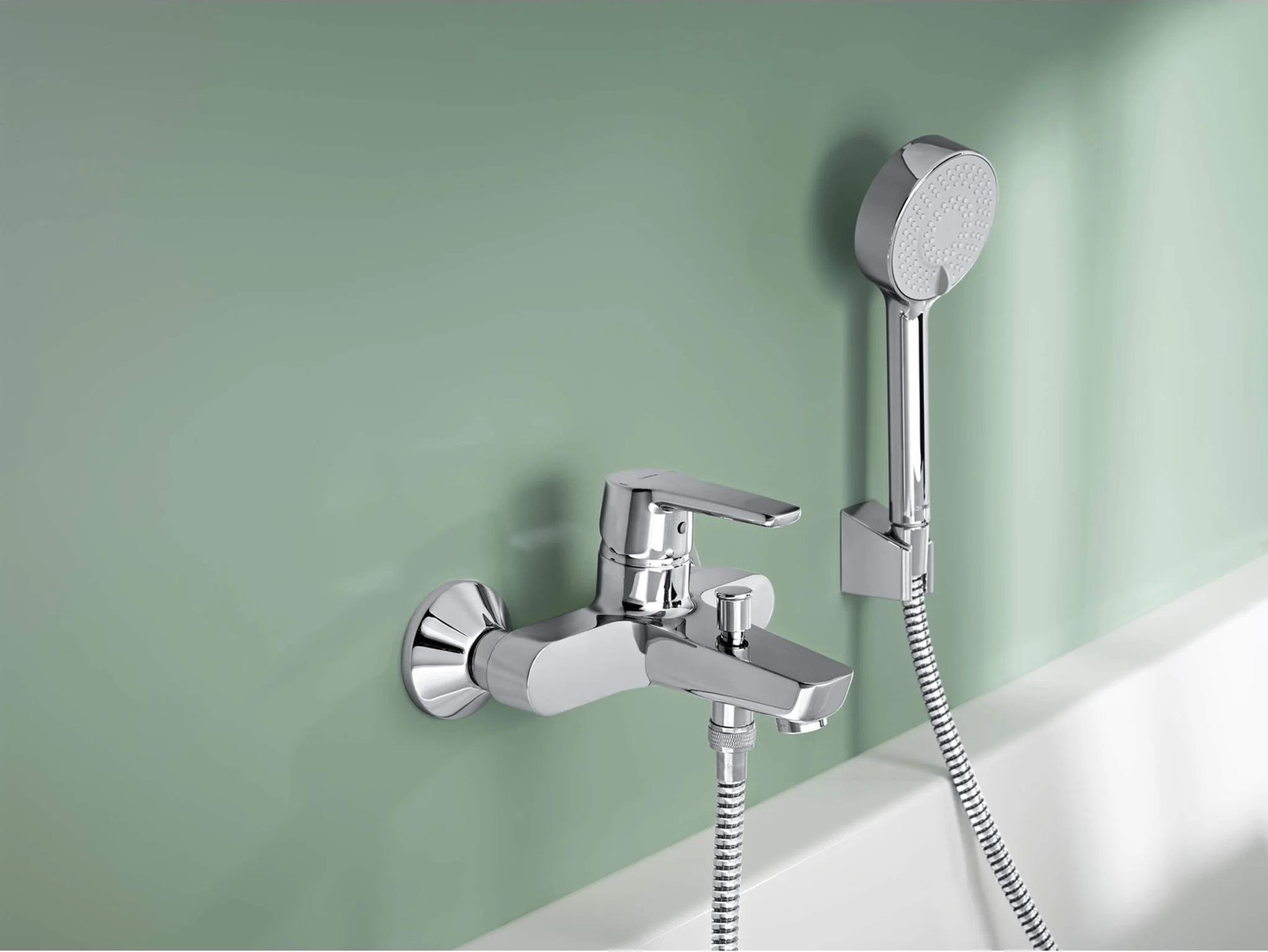 Hansa Armaturen Polo Mengkraan voor Bad, Chroom