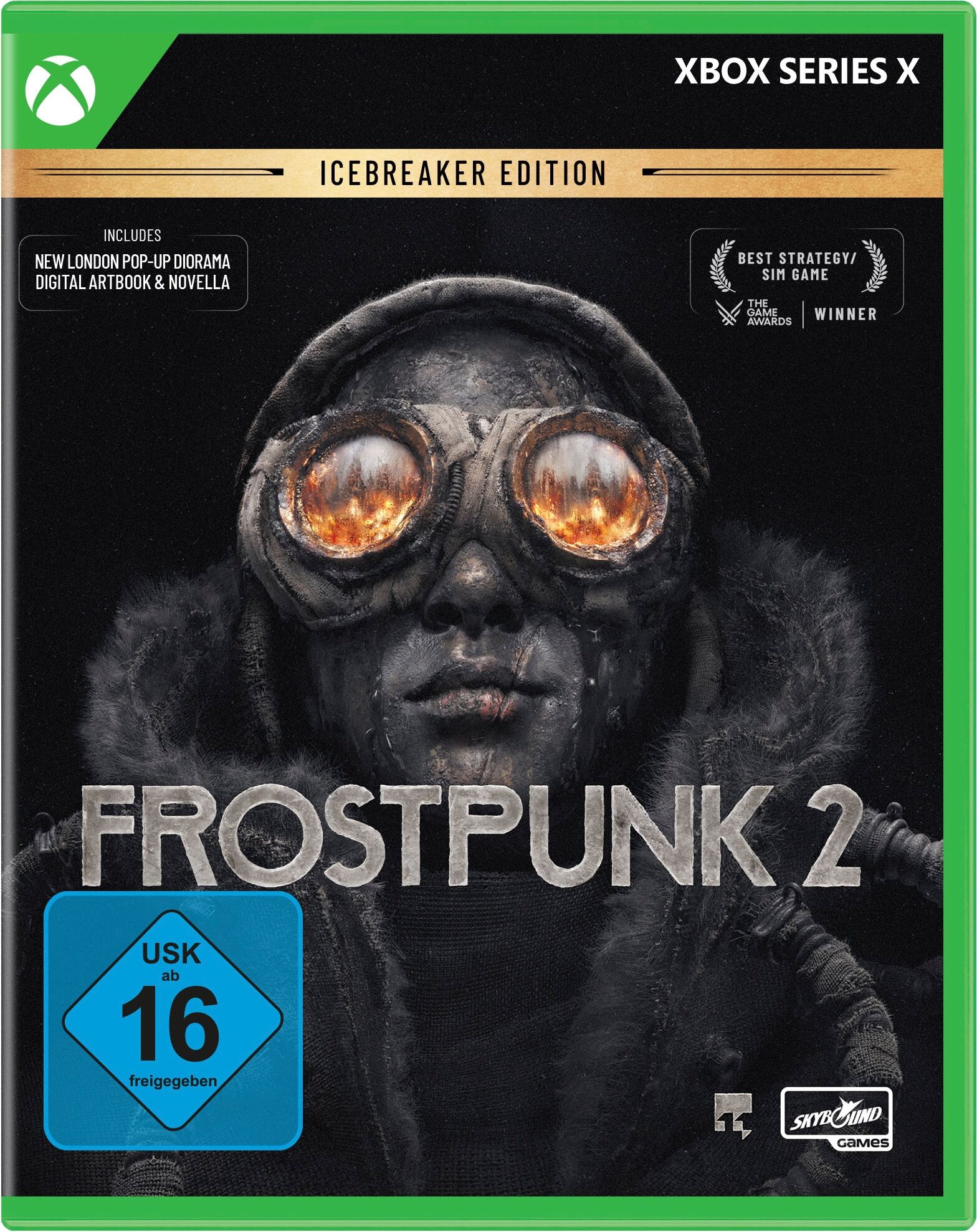 SKYBOUND GAMES Spielesoftware "Frostpunk 2: ICEBREAKER EDITION", schwarz (weiß, neutral), Xbox Series X, Spielesoftware, Spielesoftware