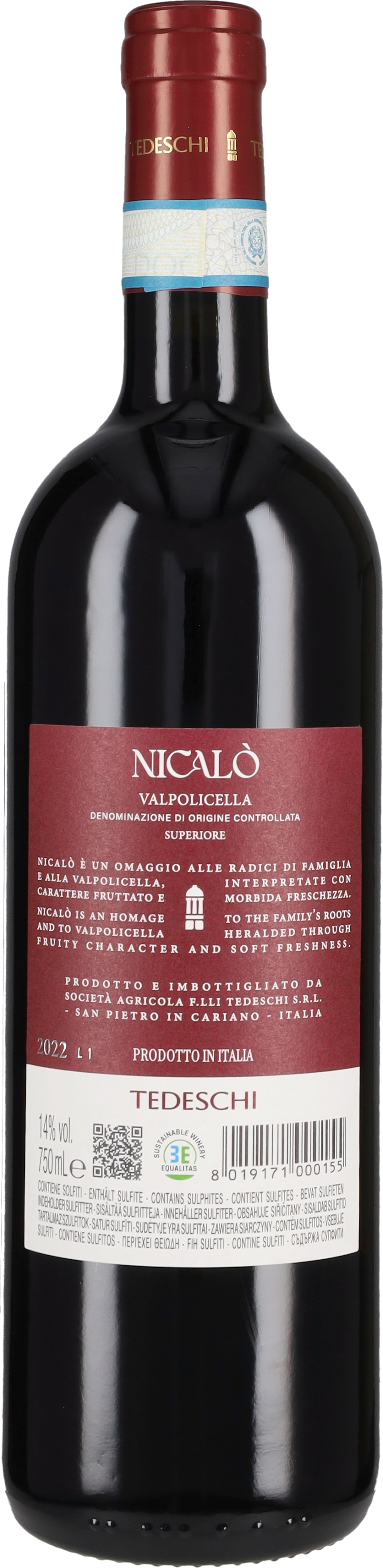 Valpolicella Superiore 'Capitel Nicalò' Tedeschi 2023