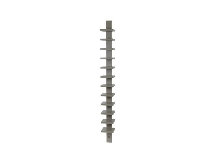 Källemo Pilaster Wandregal Grau gebeizt