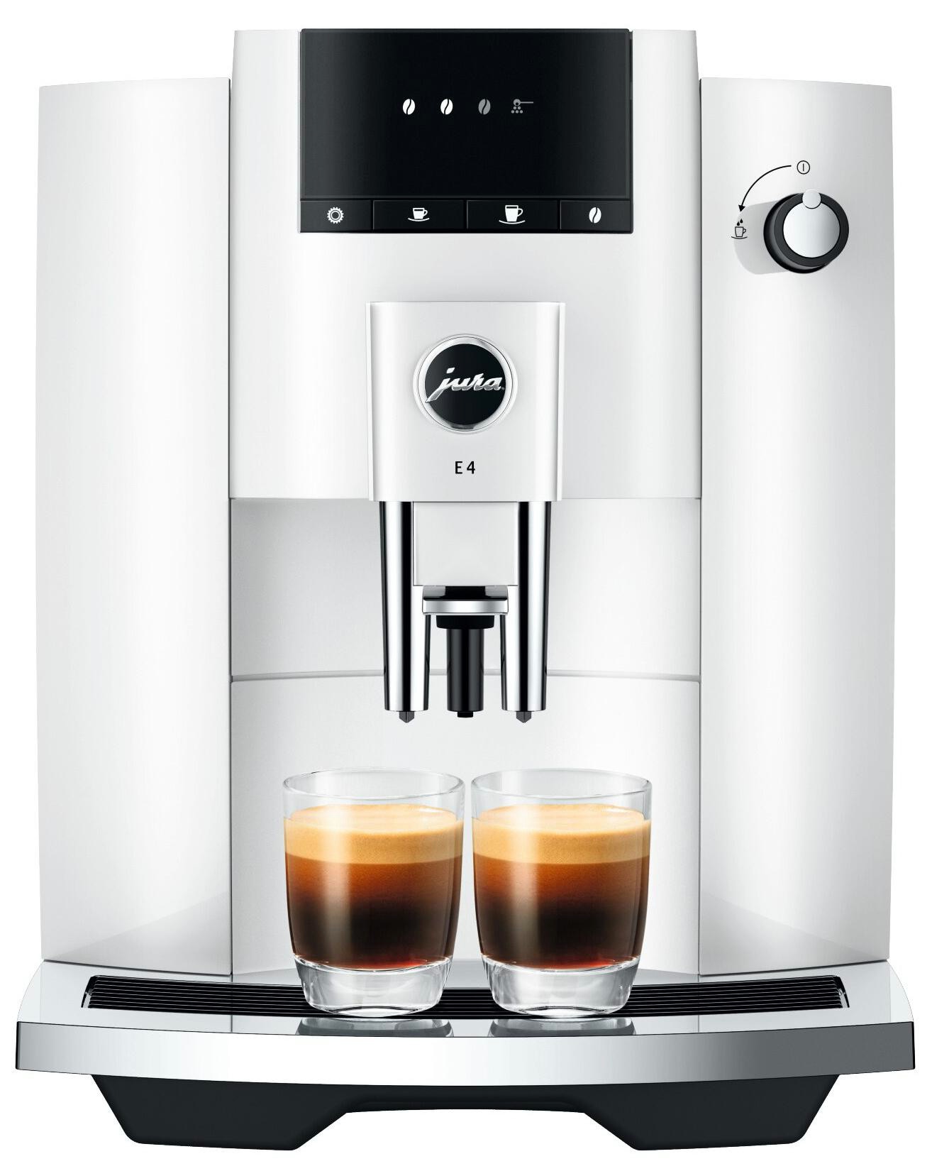 JURA E4 Piano White (EA) Kaffeevollautomat