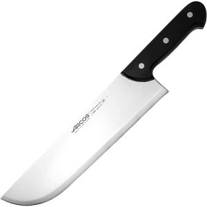 Arcos Fleischermesser Universal 286800, Schlachtmesser, 30 cm gerade Edelstahlklinge, Kunststoffgriff schwarz