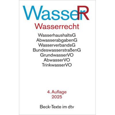 Wasserrecht, Taschenbuch von Michael Reinhardt, dtv, 978-3-423-53258-7