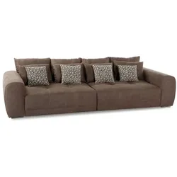 Bigsofa Moldau Mikrofaser Braun