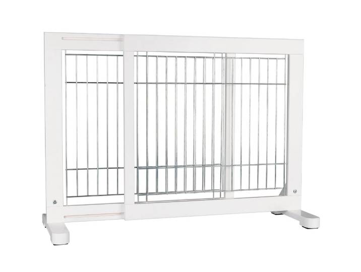 Hundegitter TRIXIE 65 - 108 × 61 cm Weiss , weiss (weiß), H:61cm, Schutzgitter, Hundegitter