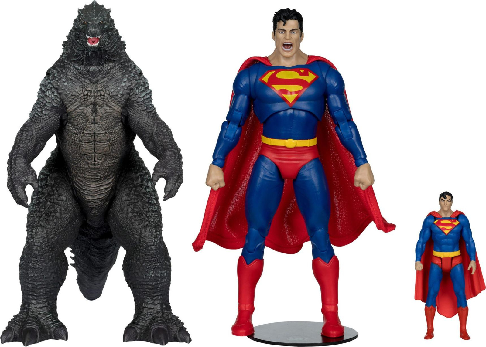 McFarlane Toys DC Justice League Monsterverse DC Multiverse Actiefiguren 2-pack: Superman vs. Godzilla, 30 cm