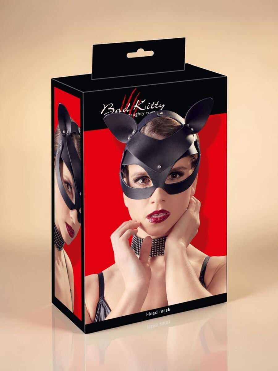Bad kitty Masque de chat avec strass