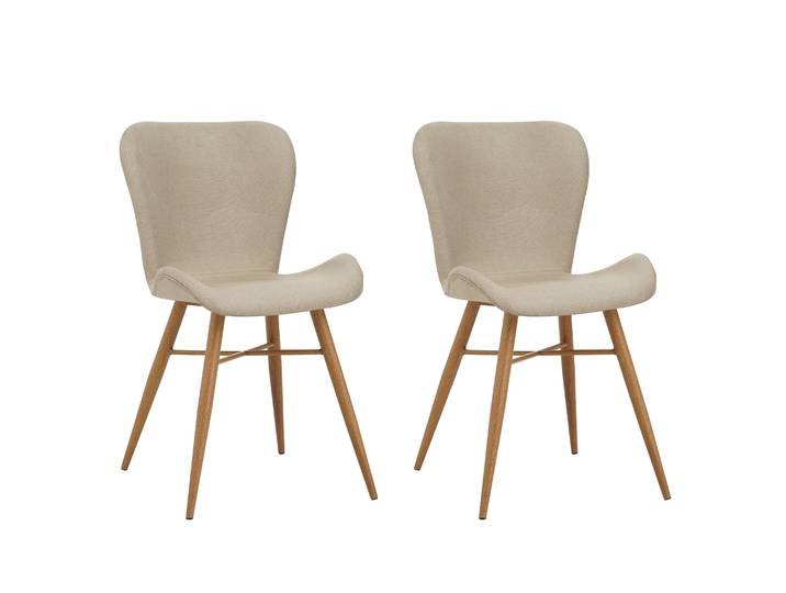 Esszimmerstuhl TONI 2er Set beige