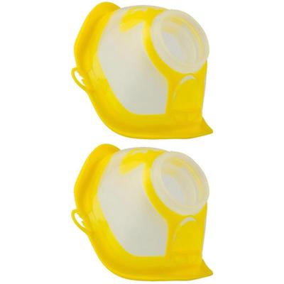Microdrop RF7 Maske Kind gelb transparent 2x 2x1 St