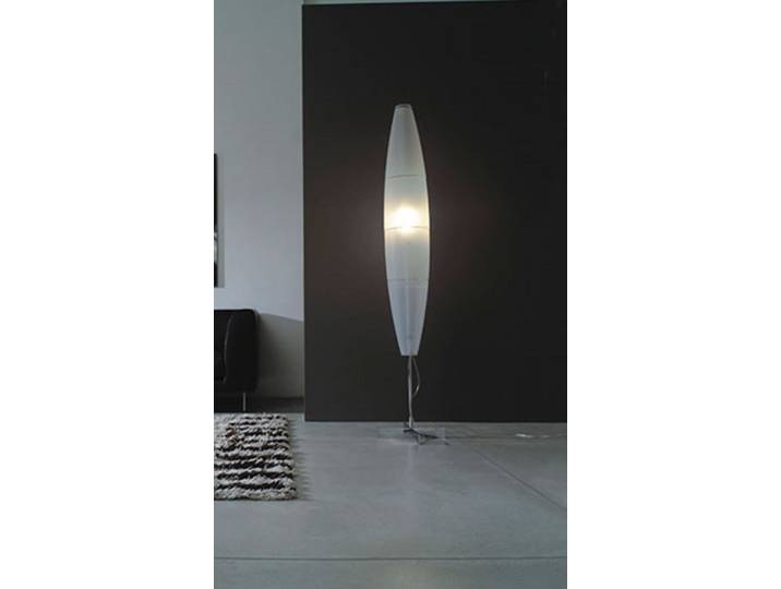 Havana Stehleuchte Aluminium/Whitr - Foscarini - Wohnzimmer - Metall