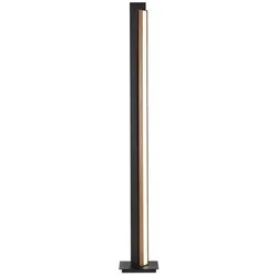 Neuhaus PURE LED-Stehlampe Pure Lines Alu, Eisen, Stahl & Metall Braun