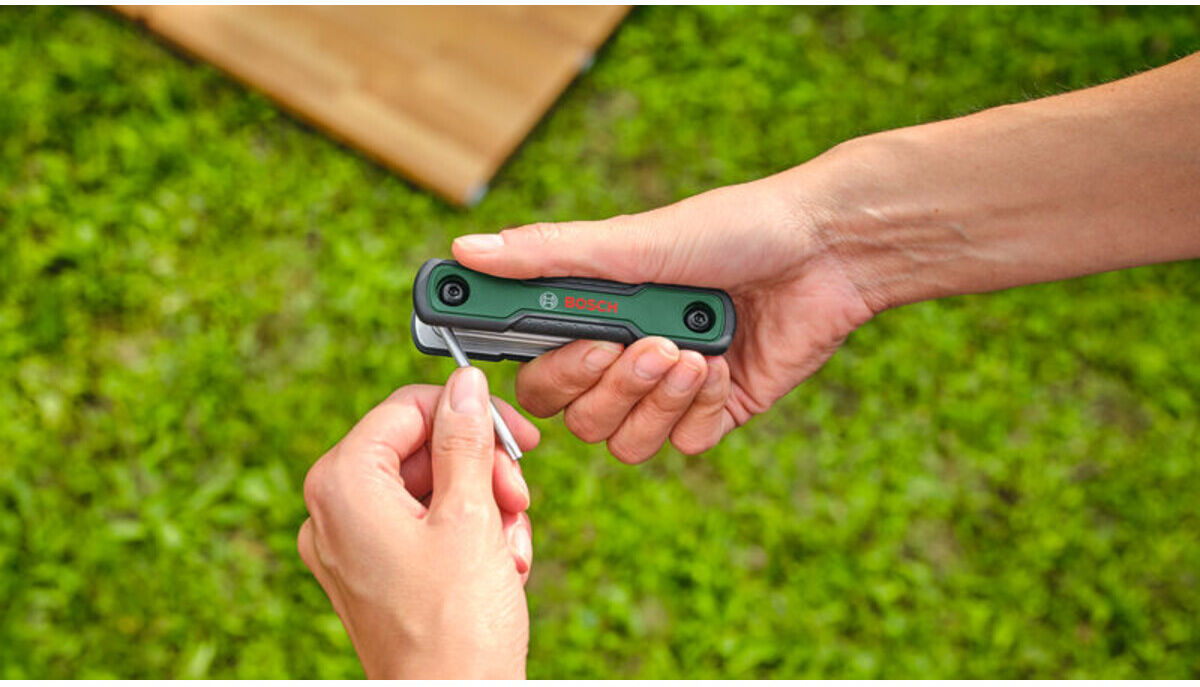 Bosch Handwerkzeuge Klappbares 8-in-1-TX-Schlüssel-Set (1600A039L8)