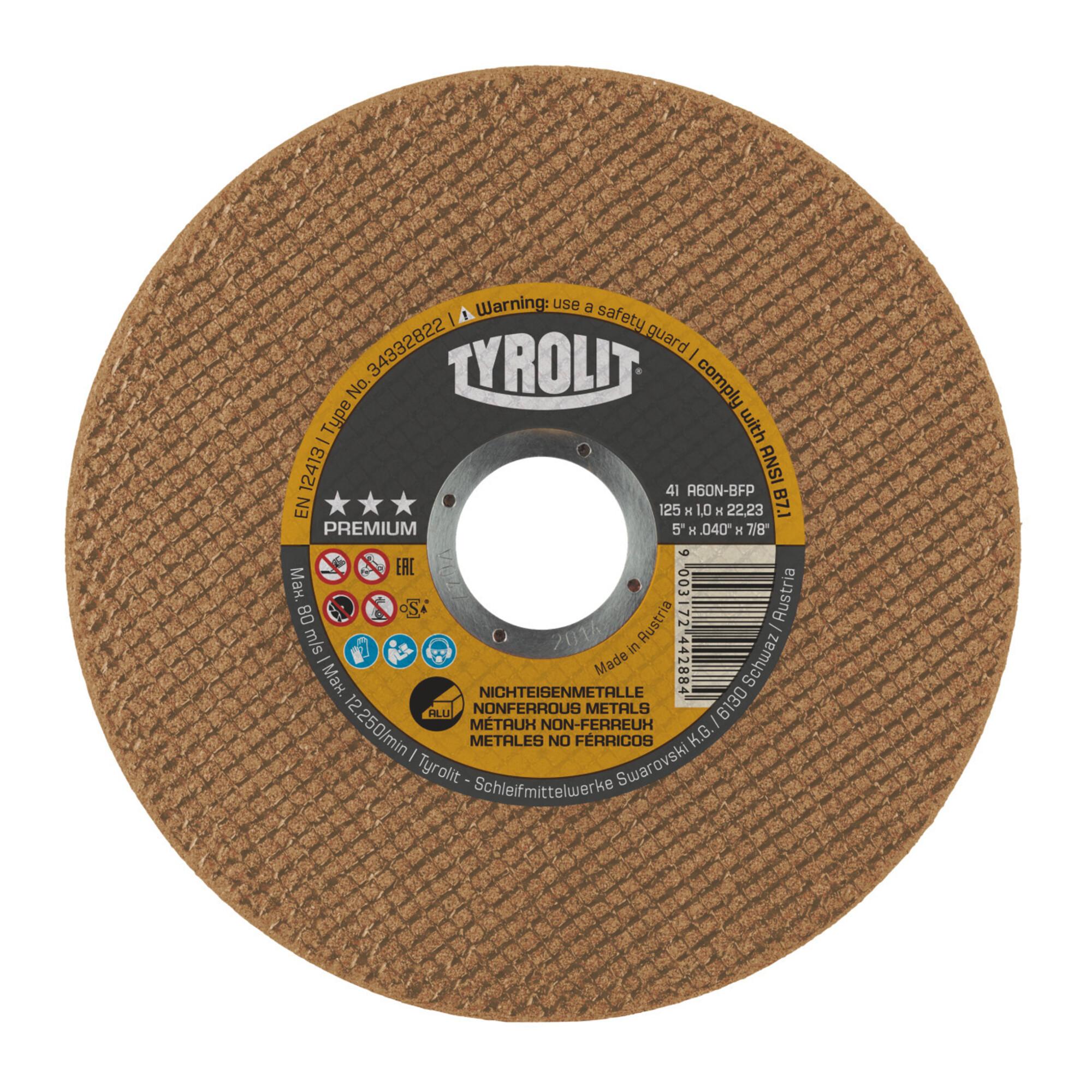 TYROLIT Trennscheibe PREMIUM*** EXTRA SCHMAL, Scheiben-Ø: 125 mm (34332822)