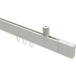 GARDINENSTANGE INNENLAUF Sonius Lox 140 cm, 1-läufig, 14x35 mm Weiß