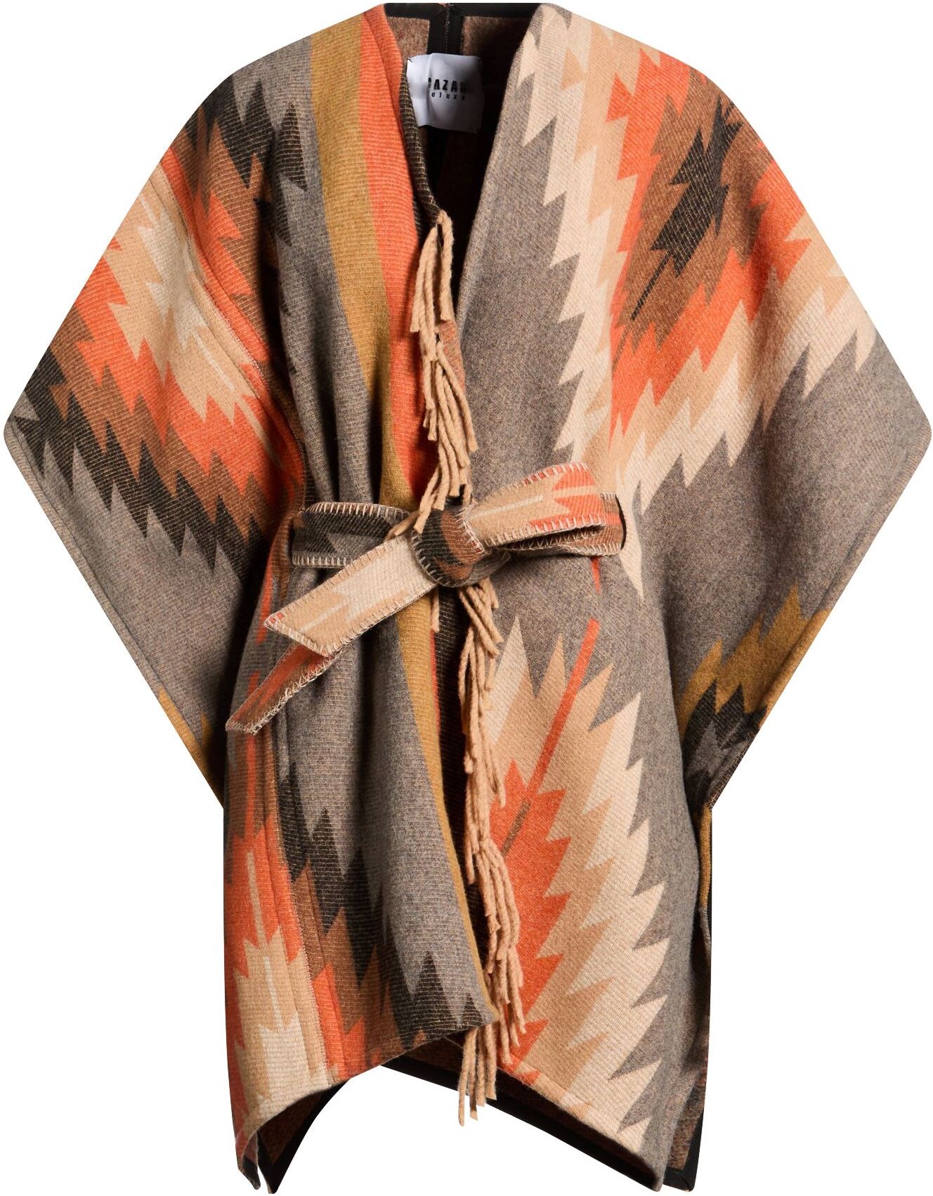 Bazar Deluxe Poncho Mujer Beige 36 Mujer