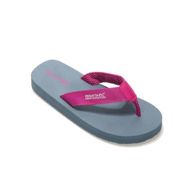 Sandale REGATTA "Catarina", Damen, Gr. 41, grau (grau, pink), Obermaterial: 100% Textilmaterial TEXMAT., Schuhe Sandale