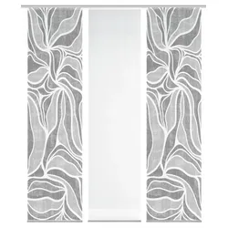 Schmidt Schiebevorhang Vague 3er Set Polyester Grau