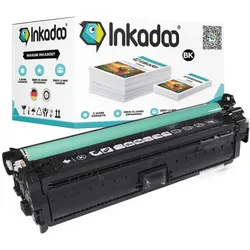 Inkadoo, Toner, Toner kompatibel zu HP CE270A / 650A Toner, schwarz Schwarz (BK)
