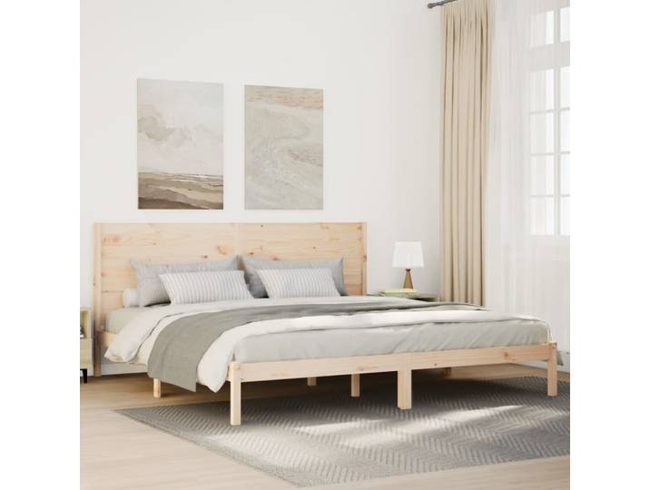vidaXL Massivholzbett Extra Lang ohne Matratze 200x220 cm
