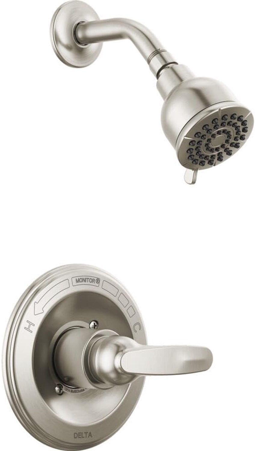 Delta Inbouw Douche Set met Waterbesparende RVS-look Douchekraan en Anti-Kalk Sproeiers