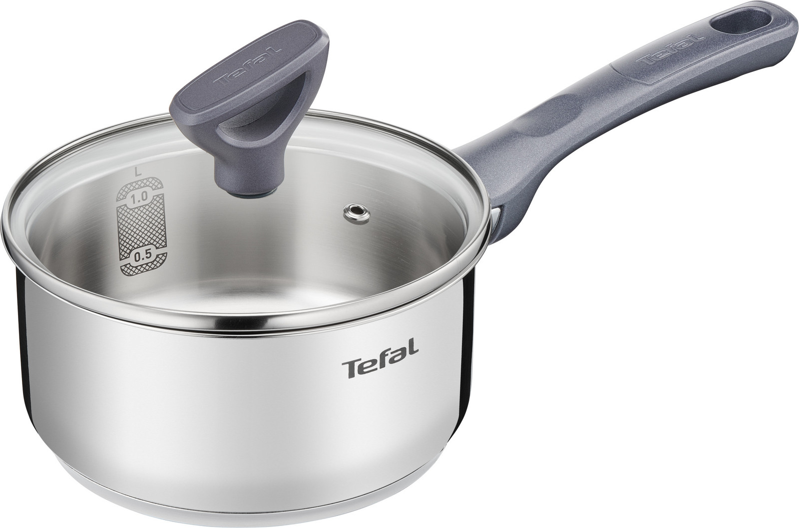 Tefal Daily Cook G7122255 RVS Pannetje voor rundergerechten, 1,5 liter, Grijs