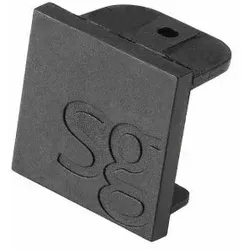 SG LEUCHTEN Endkappe schwarz Kunststoff L24mm H15mm 003091