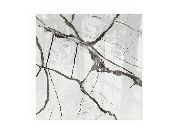 KAMINBODENPLATTE 60x60 cm - Marmoradernmuster